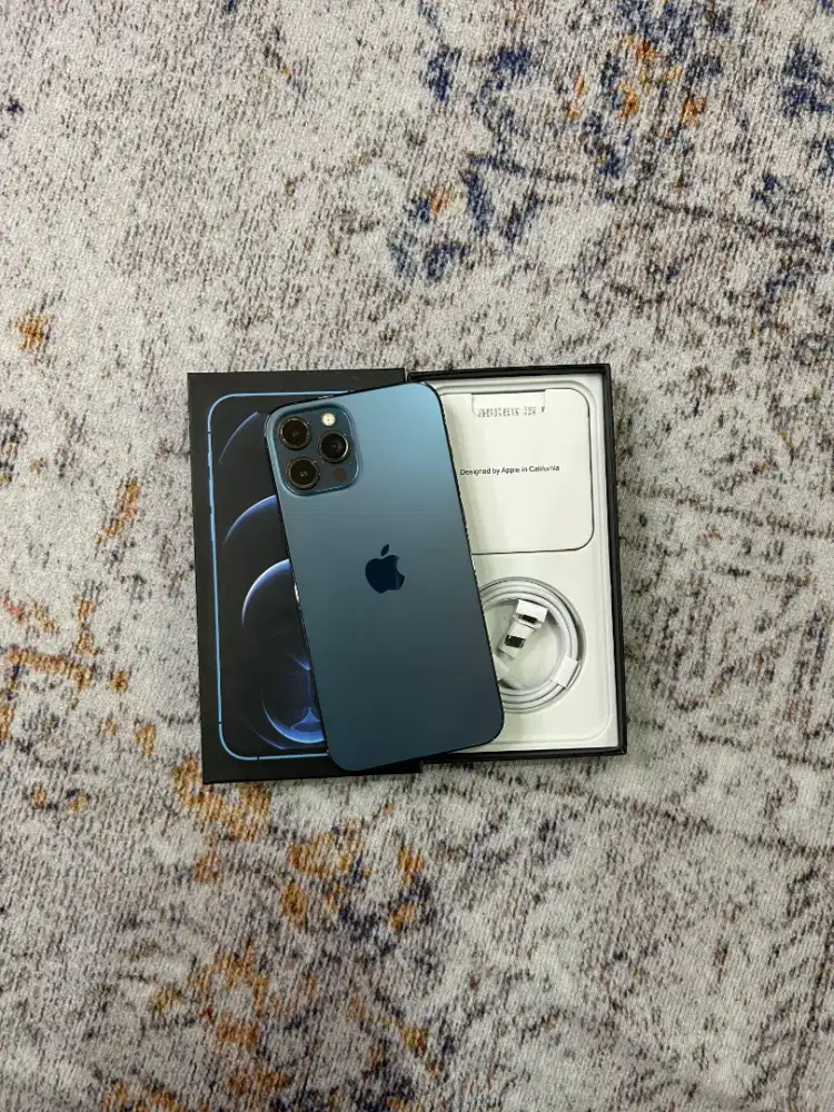 iPhone 12 Promax 256GB Resmi iBox Fullset