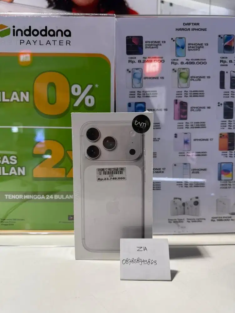 Iphone 17 pro 256gb ATLANTIS DAHSYAT