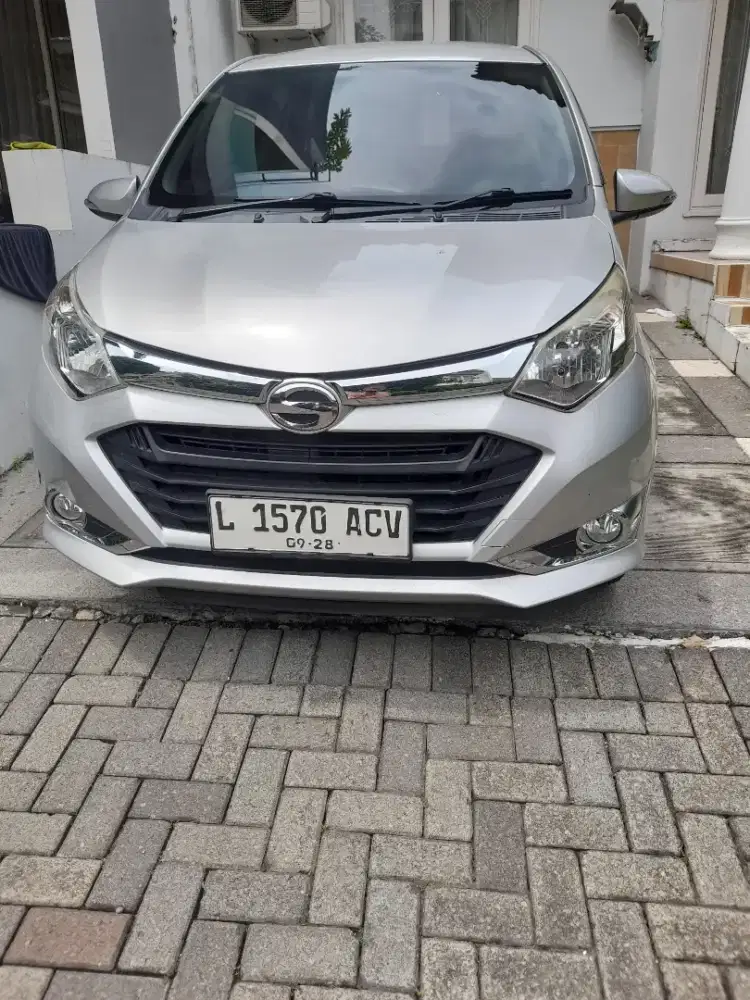 Daihatsu sigra R1,2 mt 2018 silver km 63000 barang bagus simpanan