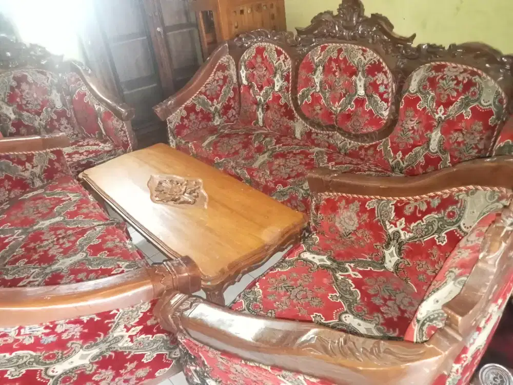 Kursi tamu jati Ganesa jumbo 3211