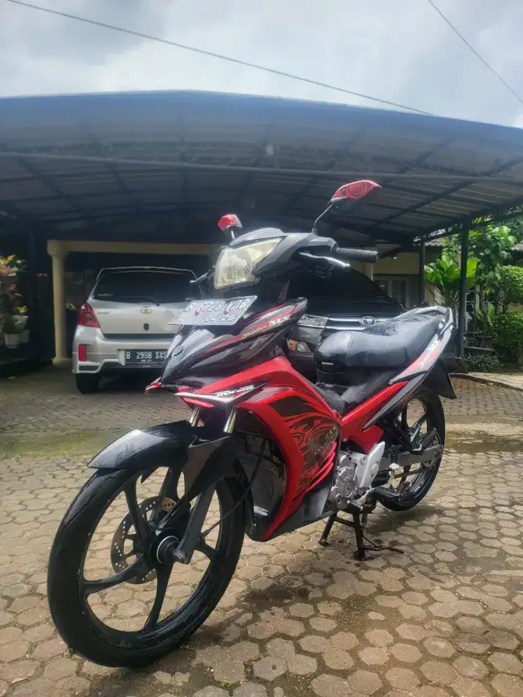 Yamaha Jupiter MX New 135 Tahun 2011 Merah Marun Full Orisinil Lengkap