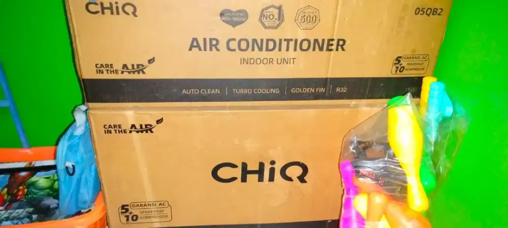 Ac baru blum di pake