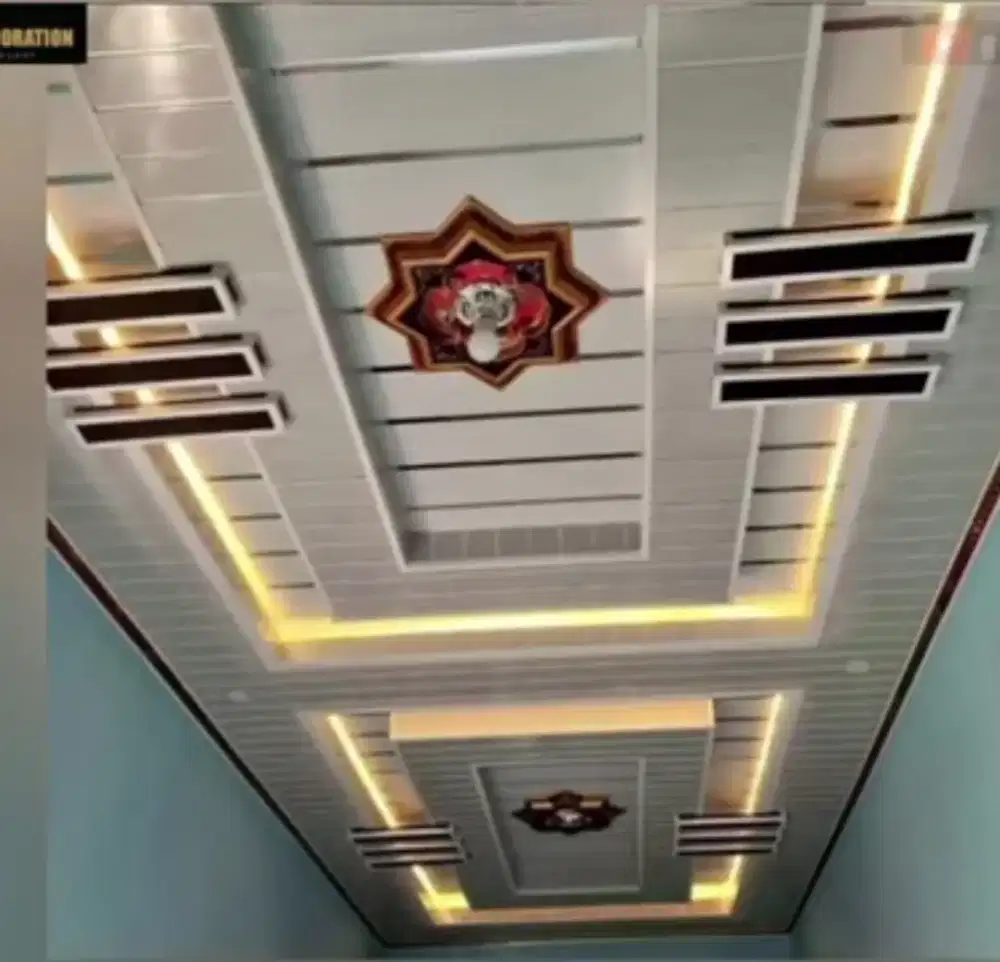 Plafon pvc terpasang