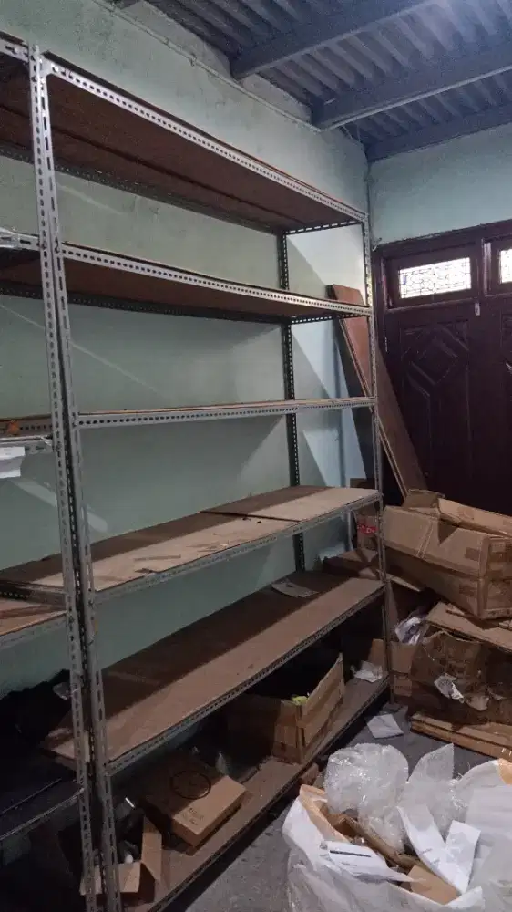 Rak besi siku 5 susun