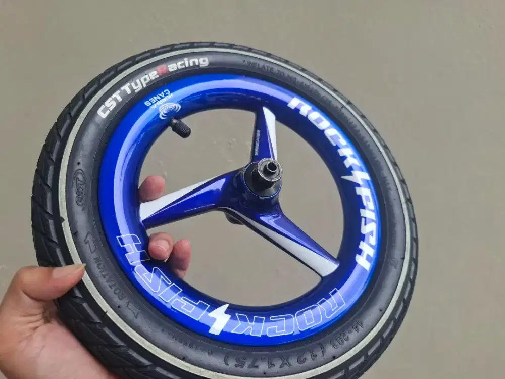 Wheelset Rockfish Hurricanes Blue + Ban CST Racing