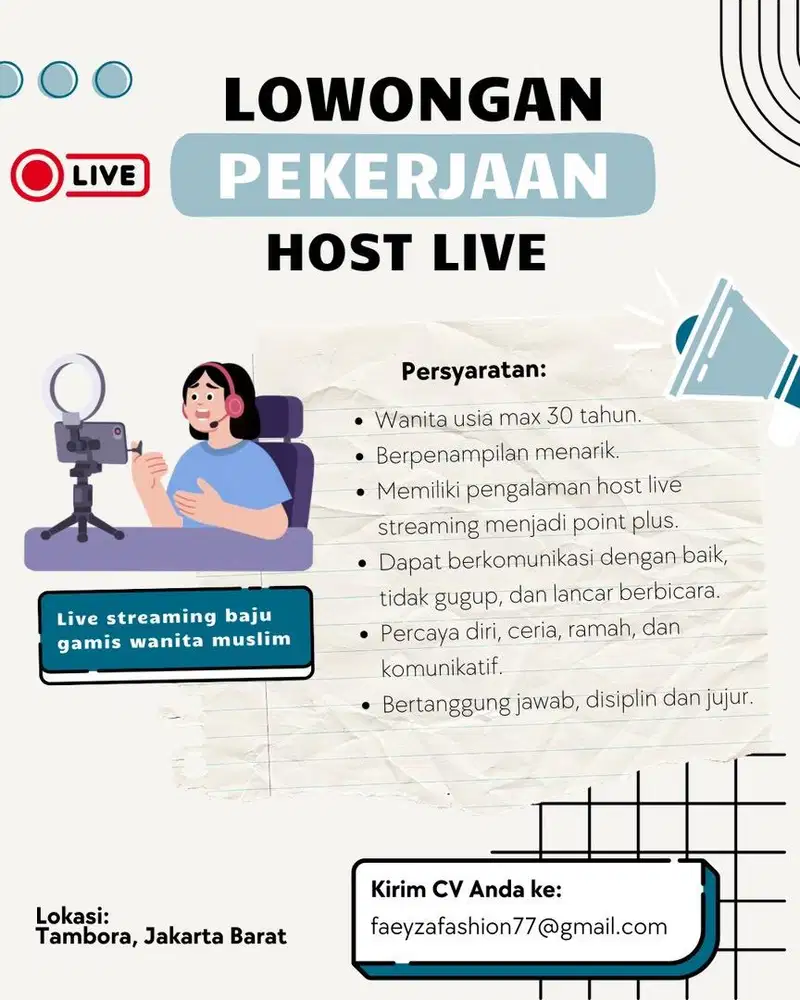 Host Live Streaming E Commerce