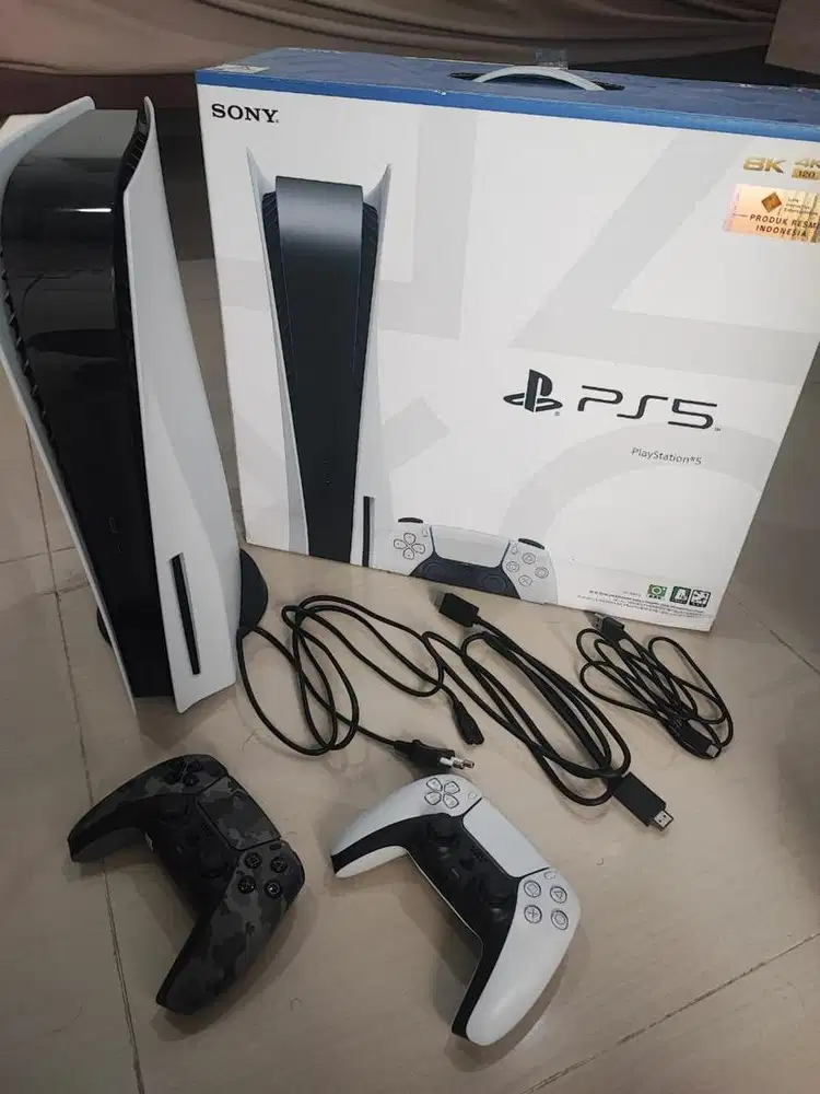 Sony Playstation 5 Fat Disc Resmi Indonesia Ori Mulus Tangan Pertama