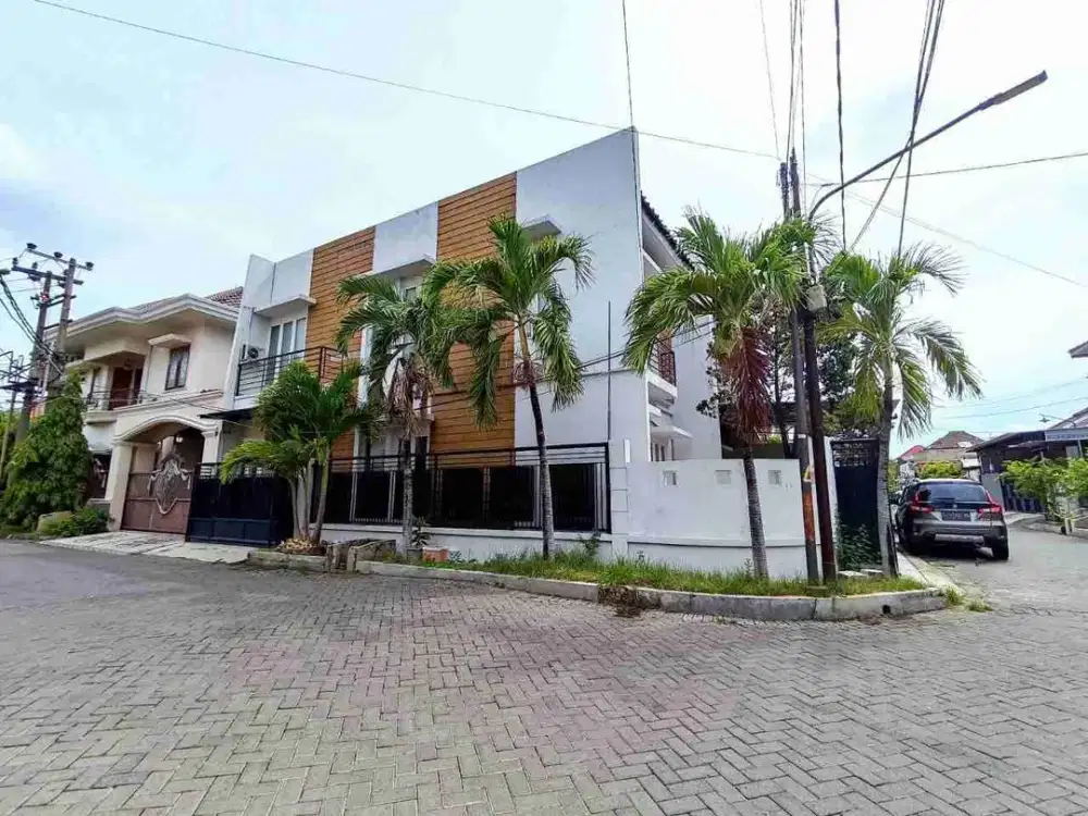 WISMA MUKTI HOOK‼️Jual Rumah 2 Lantai Klampis Semolo Barat Surabaya Timur