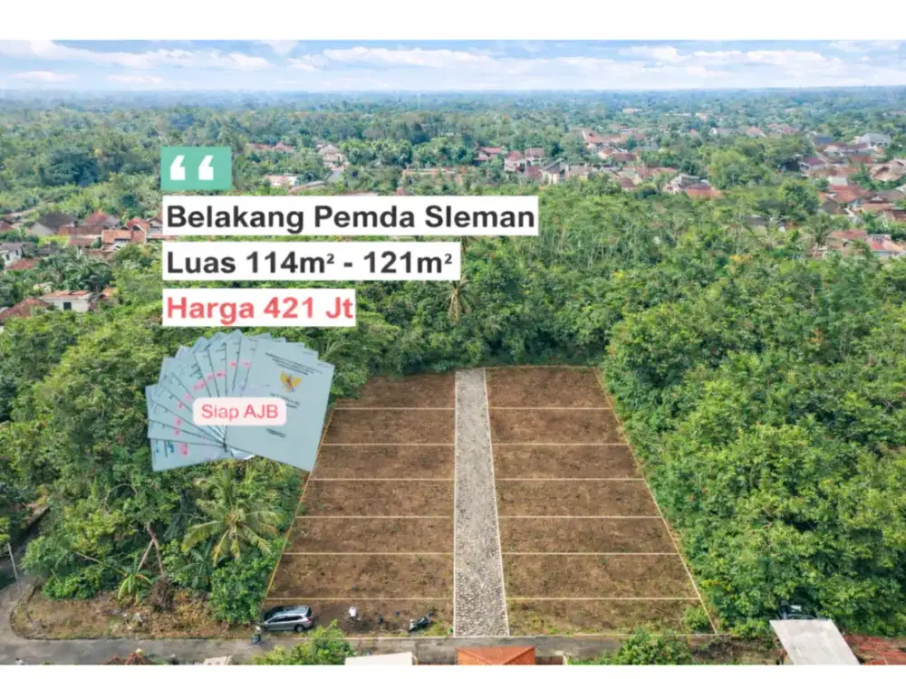 Tanah SHM Siap Bangun Akses Mudah Dekat Tugu Jogja