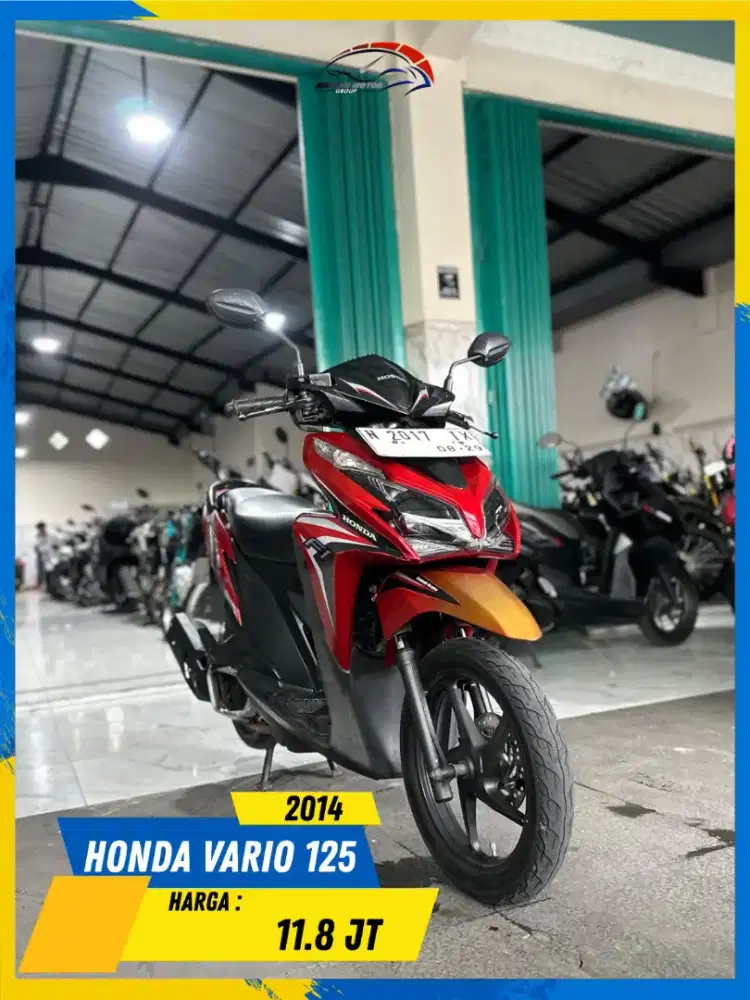 HONDA VARIO 125 2014 MURAH MERIAH BOSKU HIKMAH MOTOR KEPUH MALANG