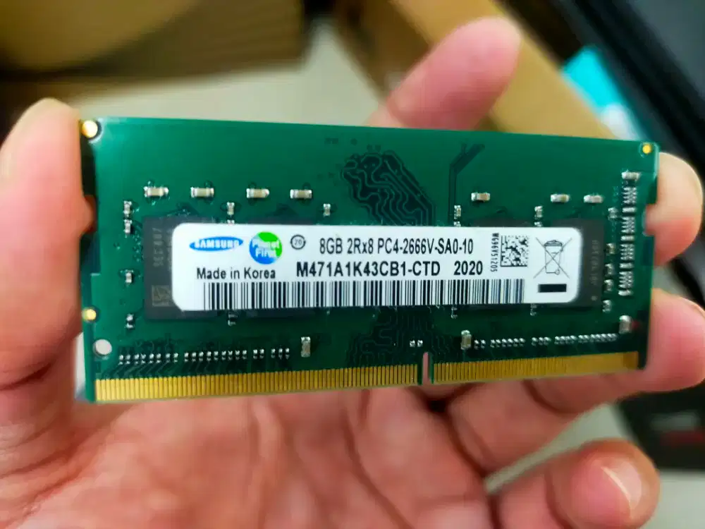 Dijual ram LAPTOP/SODIM 8GB COPOTAN ORI SIAP PASANG PC2666 Ex laptop