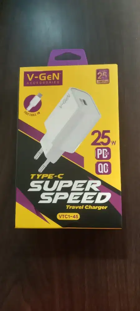 Travel Chager V-GeN VTC1-45 Super Speed 25W