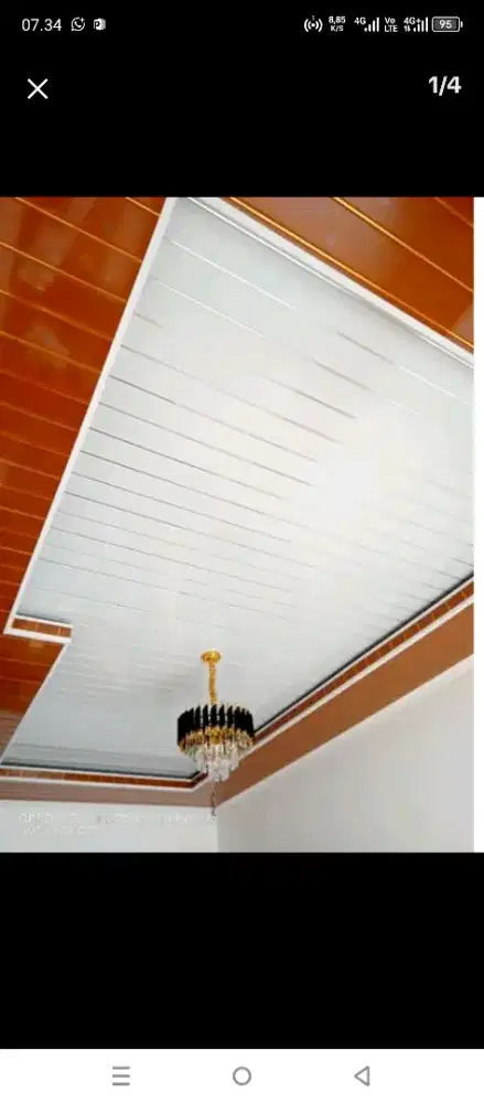 Pelapon pvc terpasang