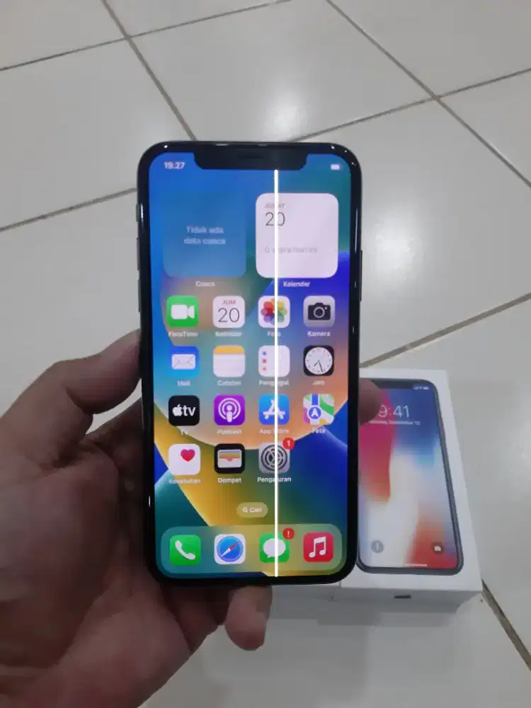 Iphone x 64gb fullset all operator