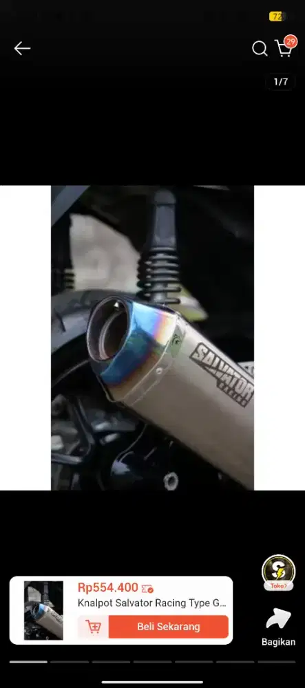 KNALPOT AEROX NEW SALVATOR ITALY SERIES