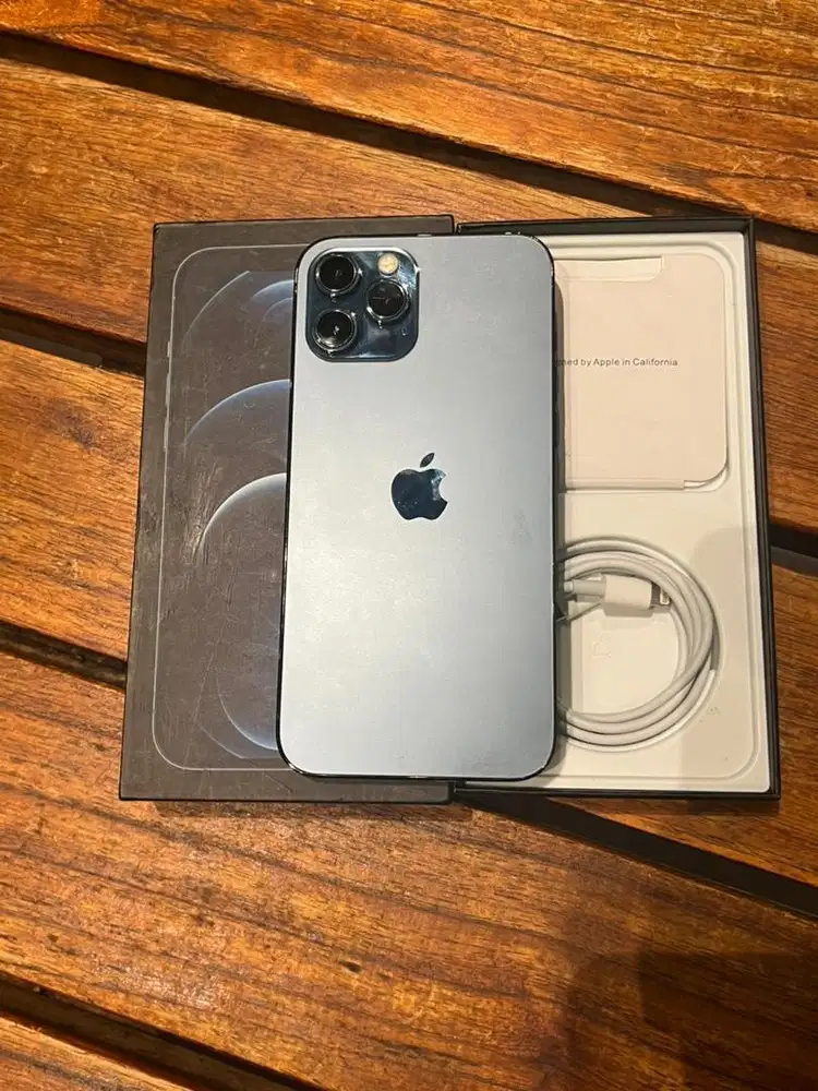 iphone 12 pro max 128gb warna blue