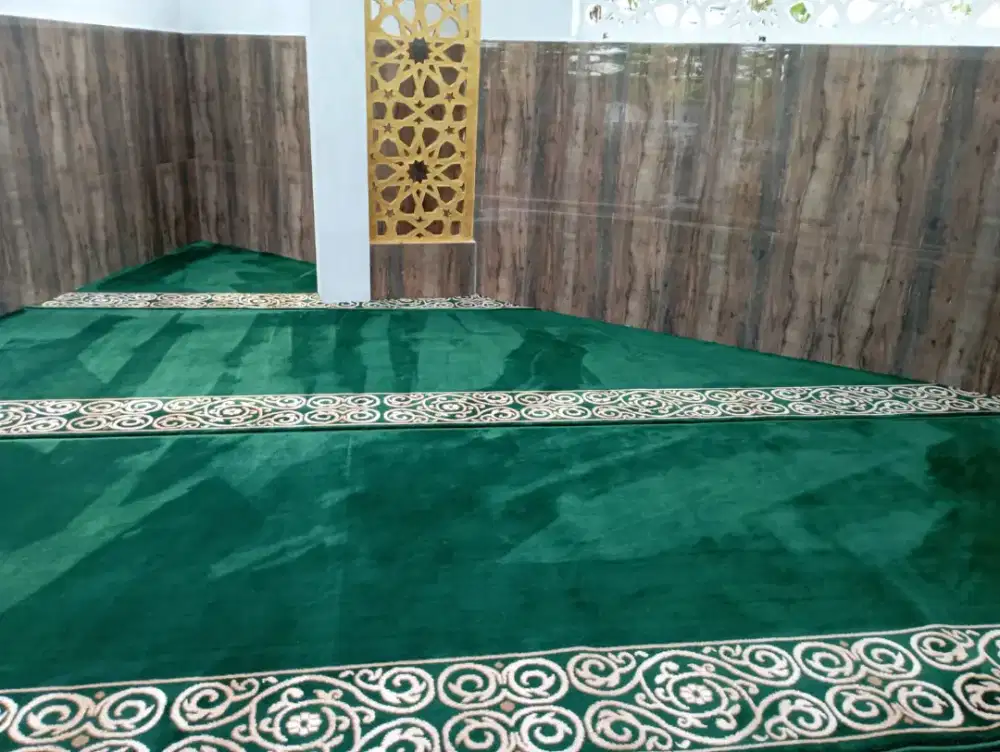 Tersedia Karpet sajadah Masjid import pembelian menyesuaikan kebutuhan