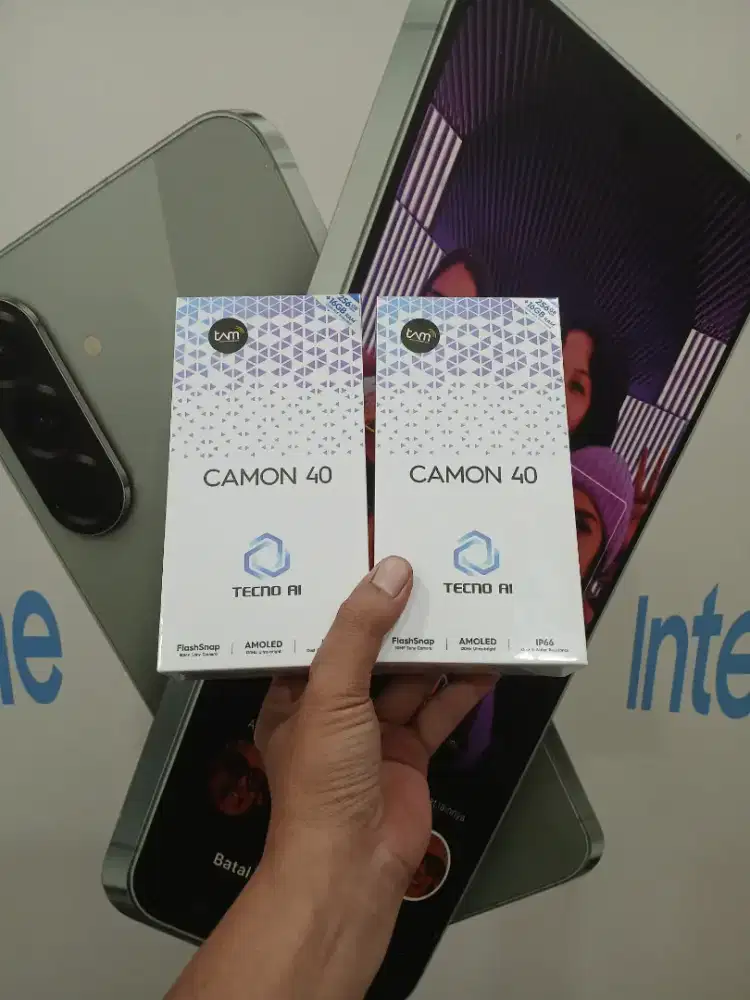 FAST RESPON WA Tecno Camon 40 8+8/256 Garansi resmi 13bln