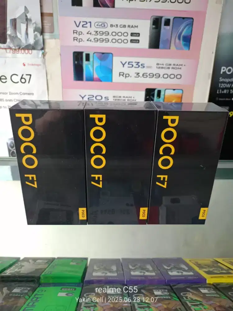 Xiaomi Poco F7 5G 12/512 GB Snapdragon 8s Gen 4 Garansi Resmi