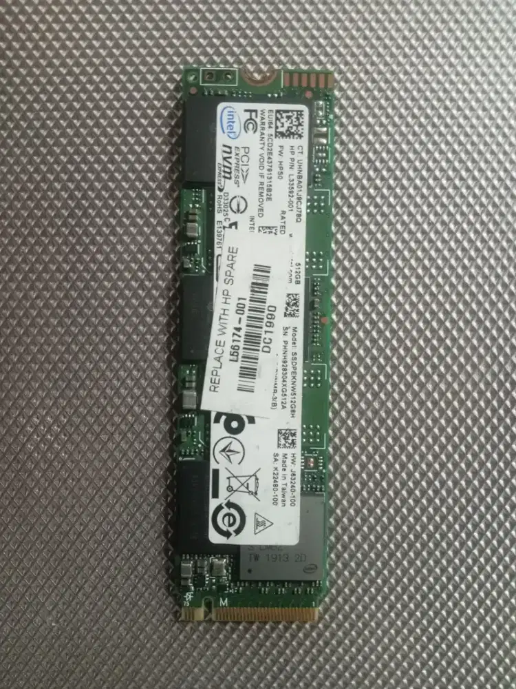 SSD intel Nvme 512GB