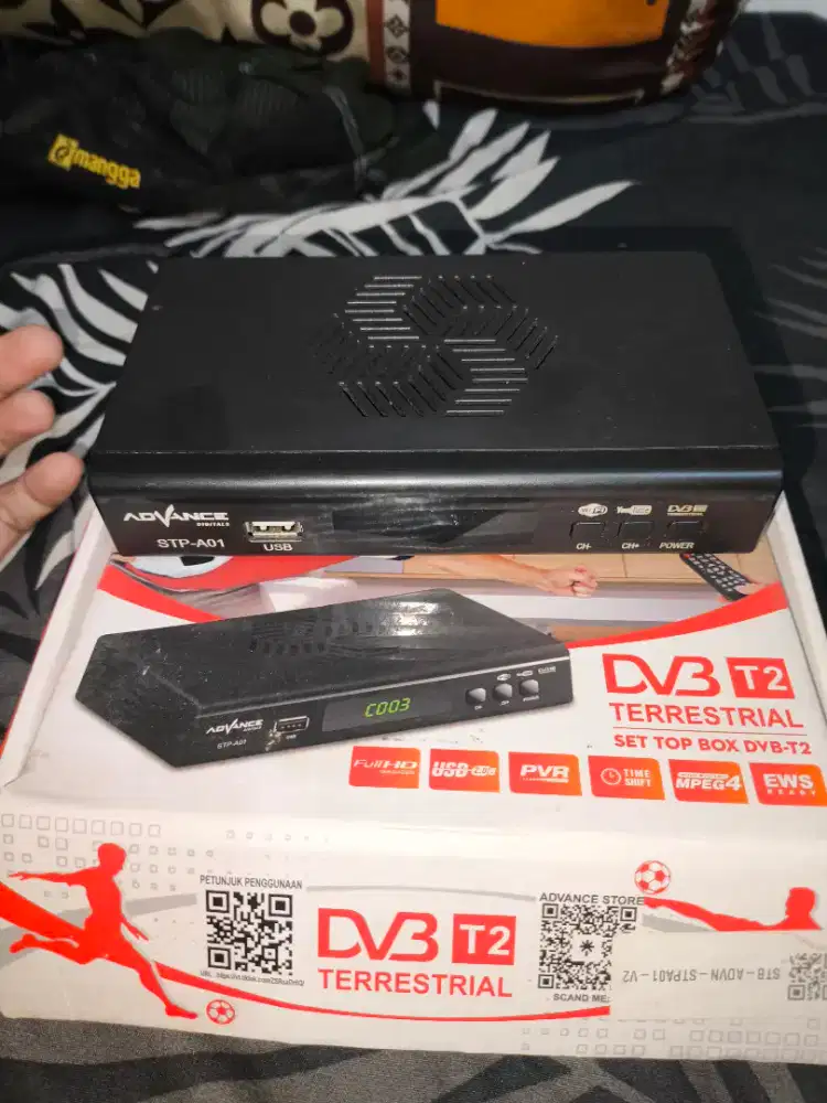 Advance STP-A01 STB TV Digital Receiver Penerima Siaran Full HD/STB