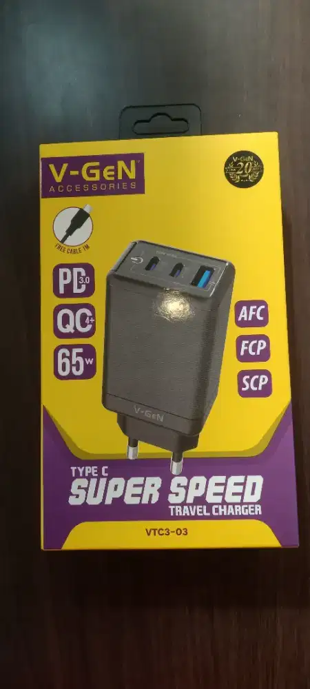 V-GeN VTC3-03 65W Super Fast Charging