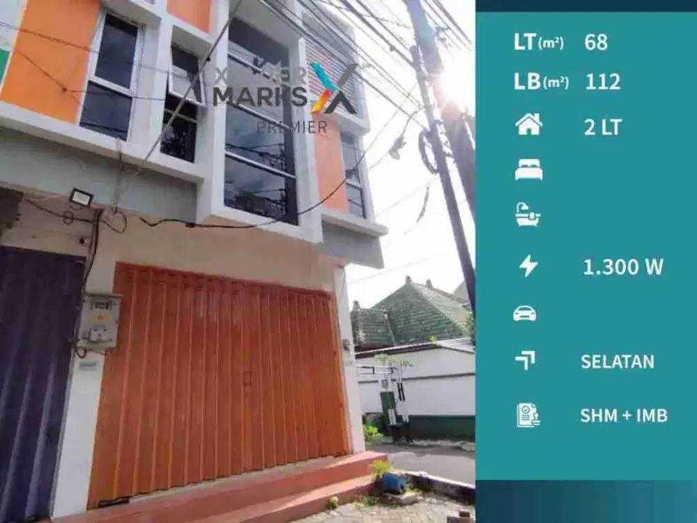 Disewakan / Dijual Ruko STRATEGIS di Nol Jln Kalpataru, Suhat Malang