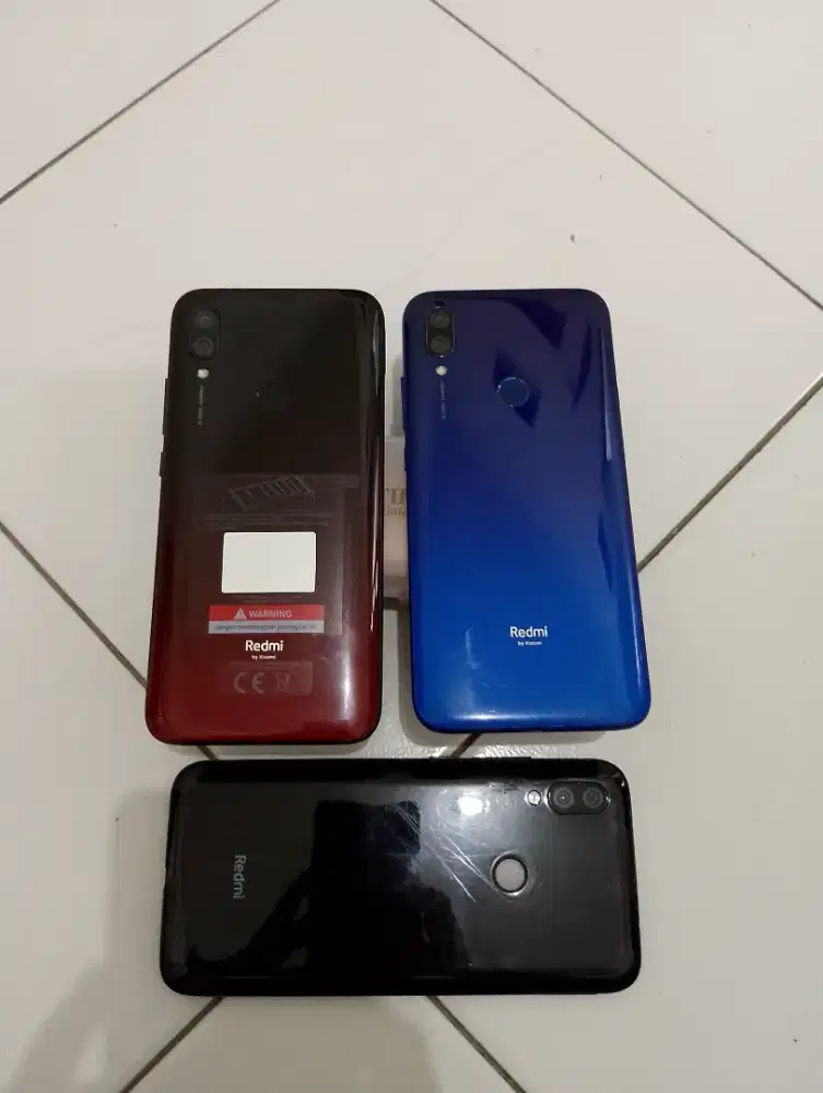 Redmi 7 Ada 3 unit minusan 3/32 GB