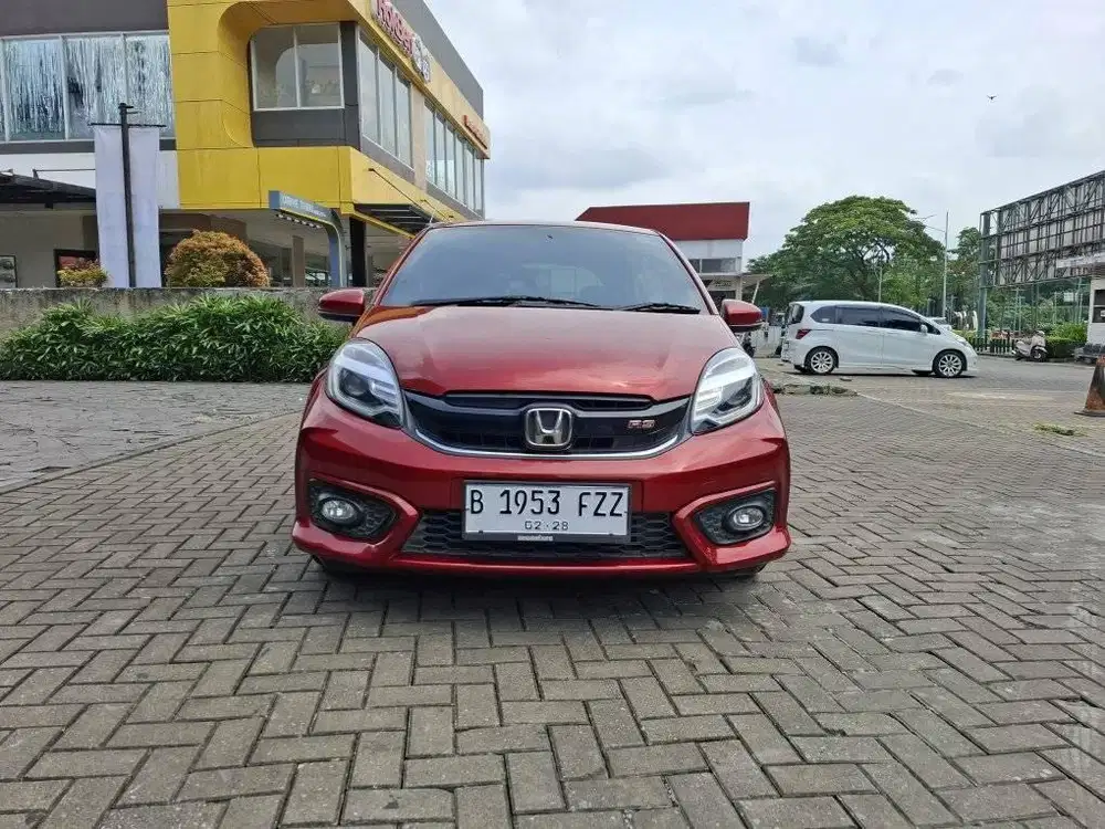 HONDA BRIO 1.2 RS CVT 2017 MERAH PROMO MURAH DP MINIM 25 JUTA