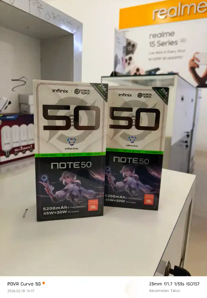 New Infinix Note 50 8/256GB (Resmi)