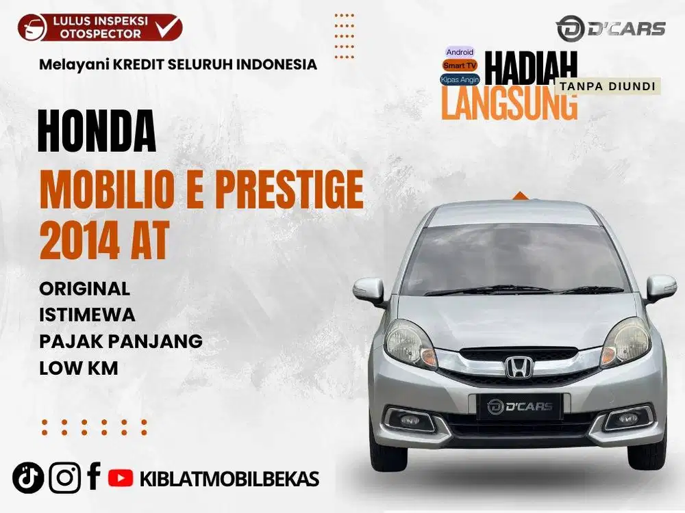 HONDA MOBILIO E PRESTIGE 1.5 MATIC 2014 DP RENDAH