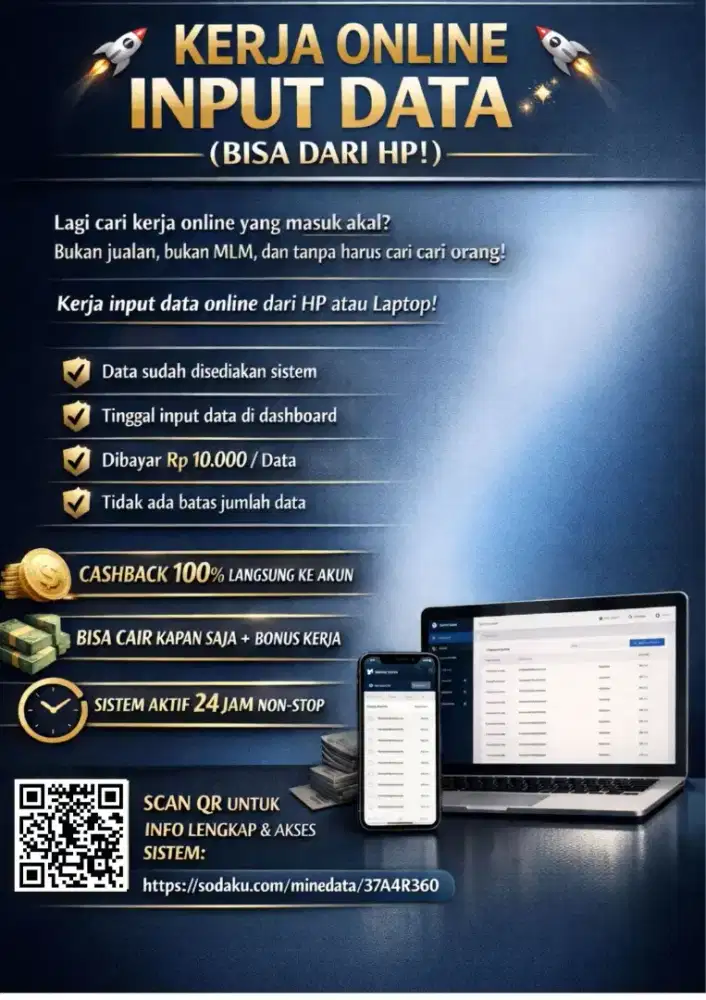 Kerja sampingan online fleksibel