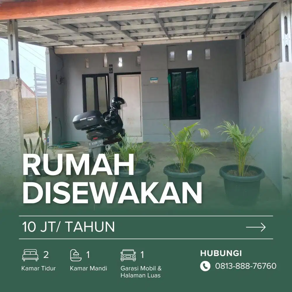 Rumah Dikontrakkan Perumahan Bogor Kemang Residence