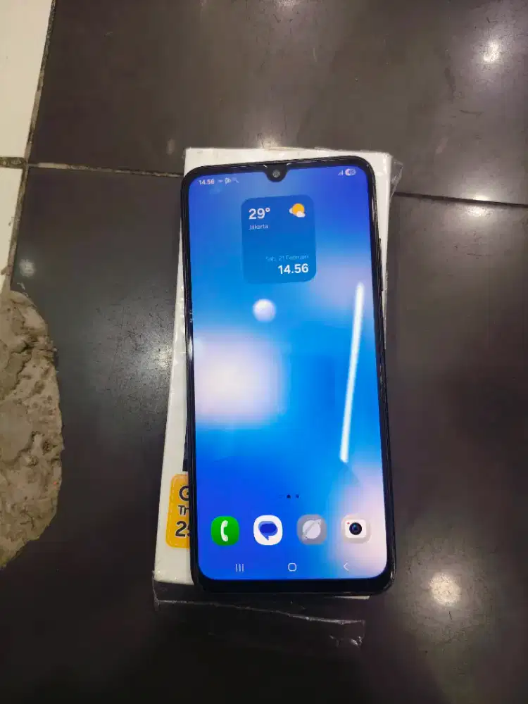 Samsung a04/5s 6+6/128gb hitam fullset