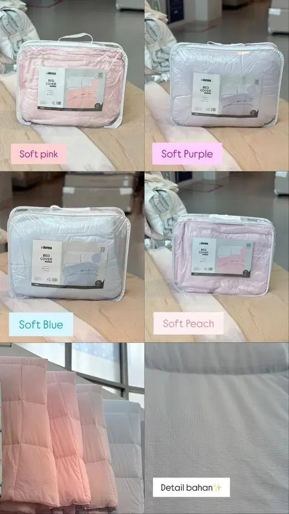 Promo bedcover seersucker disc 10%