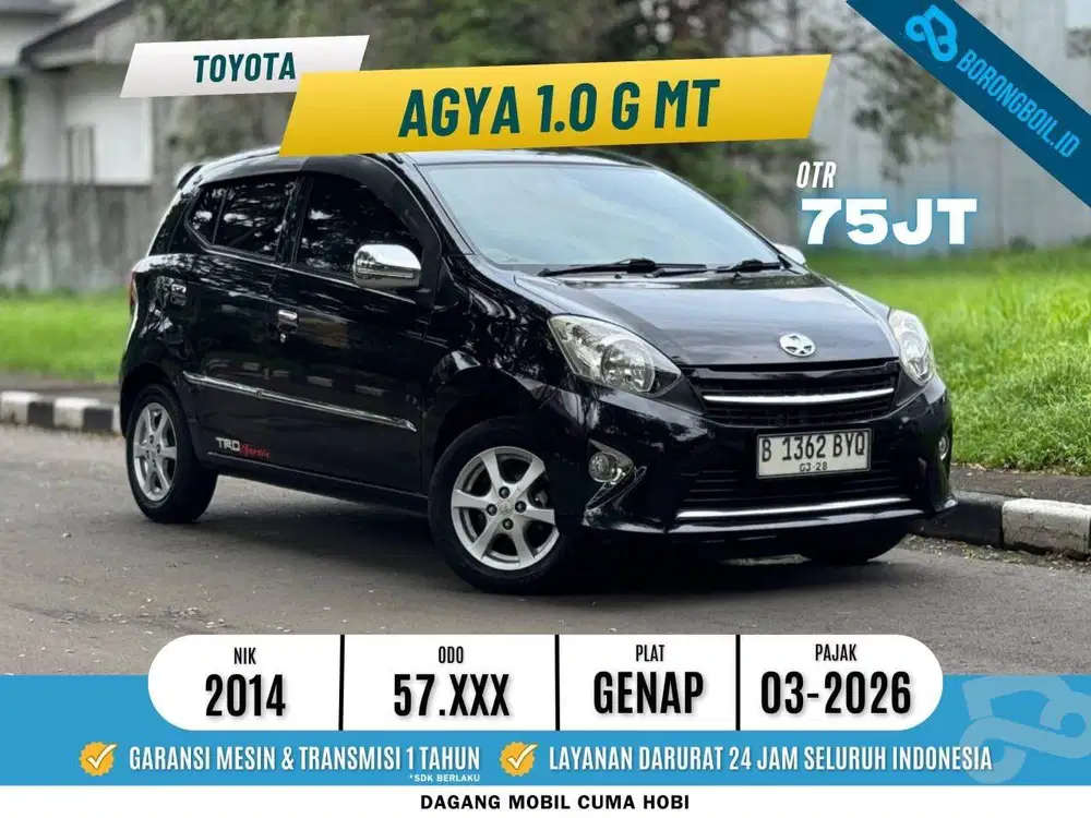 Agya 1.0 G mt 2014