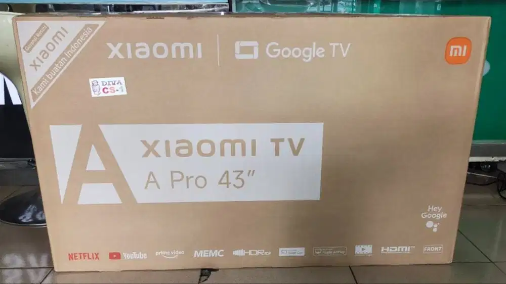 Xiaomi TV A Pro 43Inch 2026 4K UHD QLED Wifi Bluetooth Ready Antapani