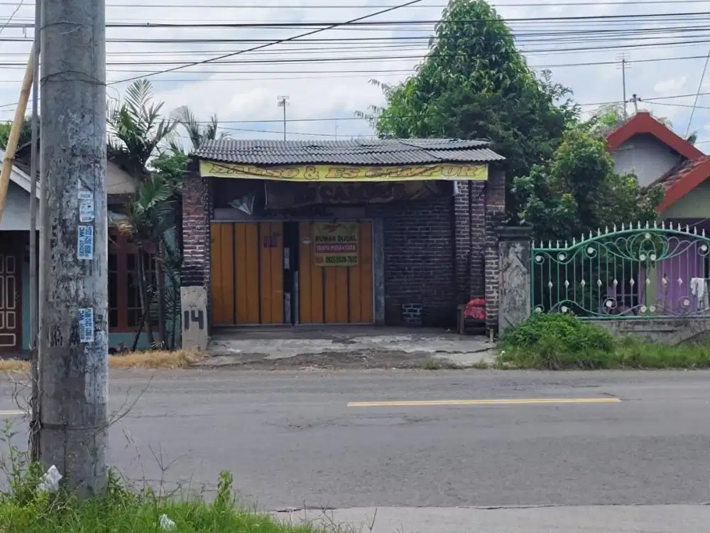 Rumah dan tanah nol jalan raya