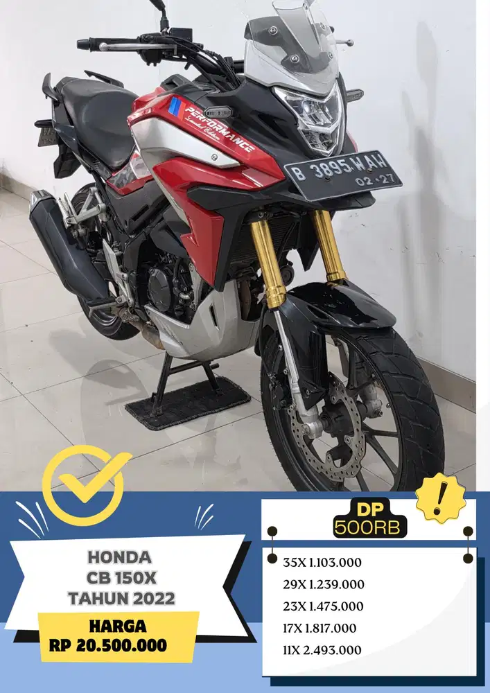 HONDA CB 150X Tahun 2022 Siap Pakai DP 500rb