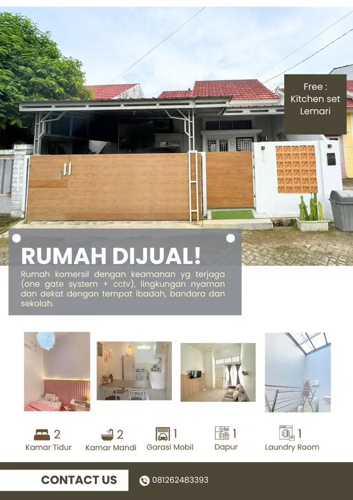Dijual cepat rumah komersil