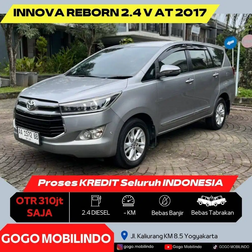 Toyota Innova Reborn V Matic 2017 Plat AA MURAH DP Minim Stargazer