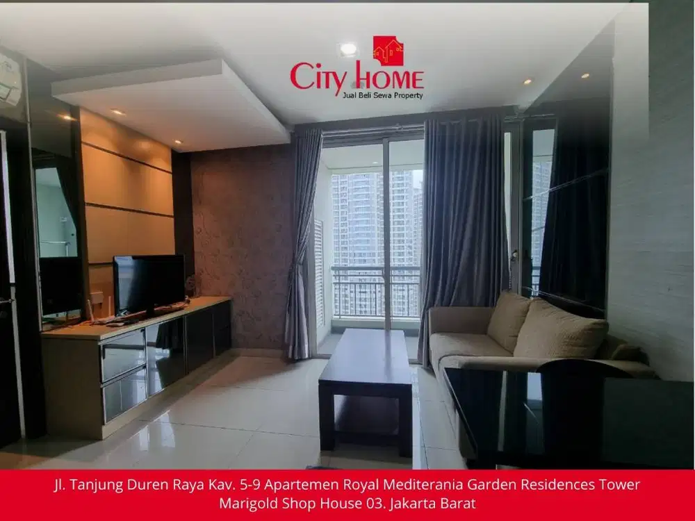 Disewakan Murah 1BR, Luas 44m² Full Furnished, Central Park Residences
