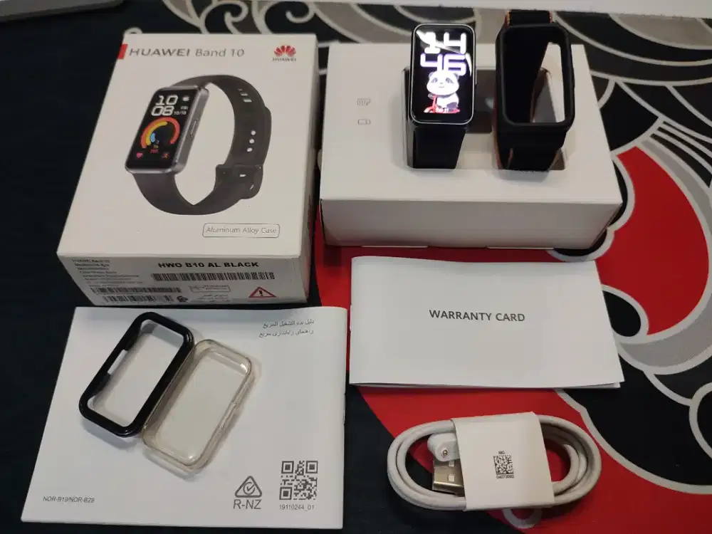 Huawei Band 10 Matte Black – Fullset + Bonus