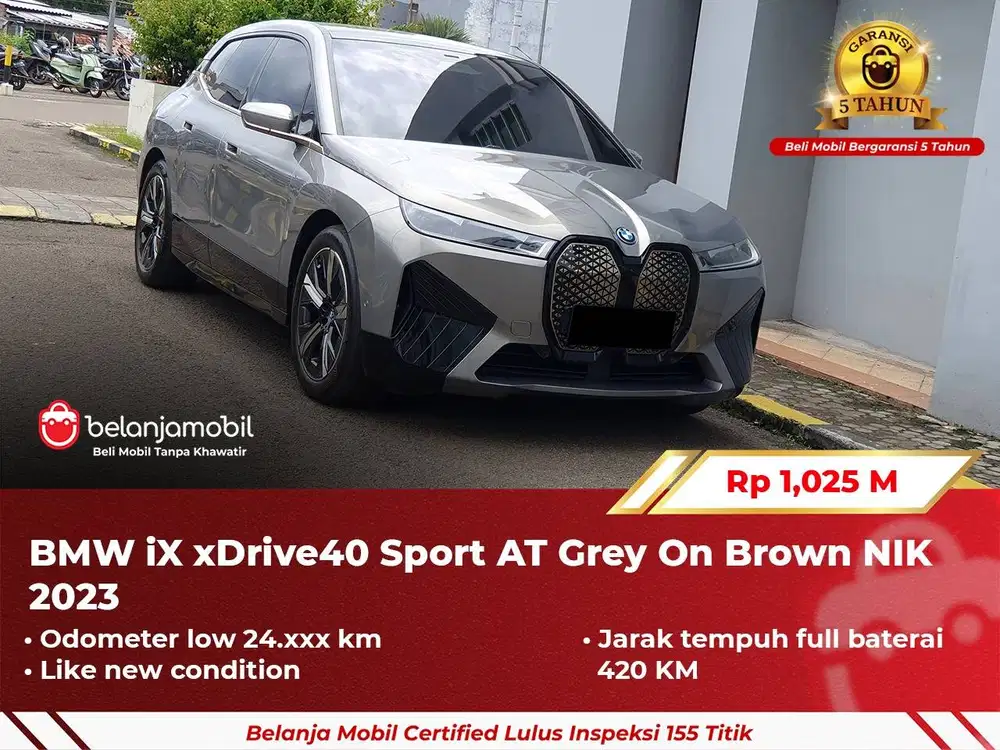 [ LOW KM ] BMW iX xDrive40 Xdrive 40 Sport AT 2023/2024