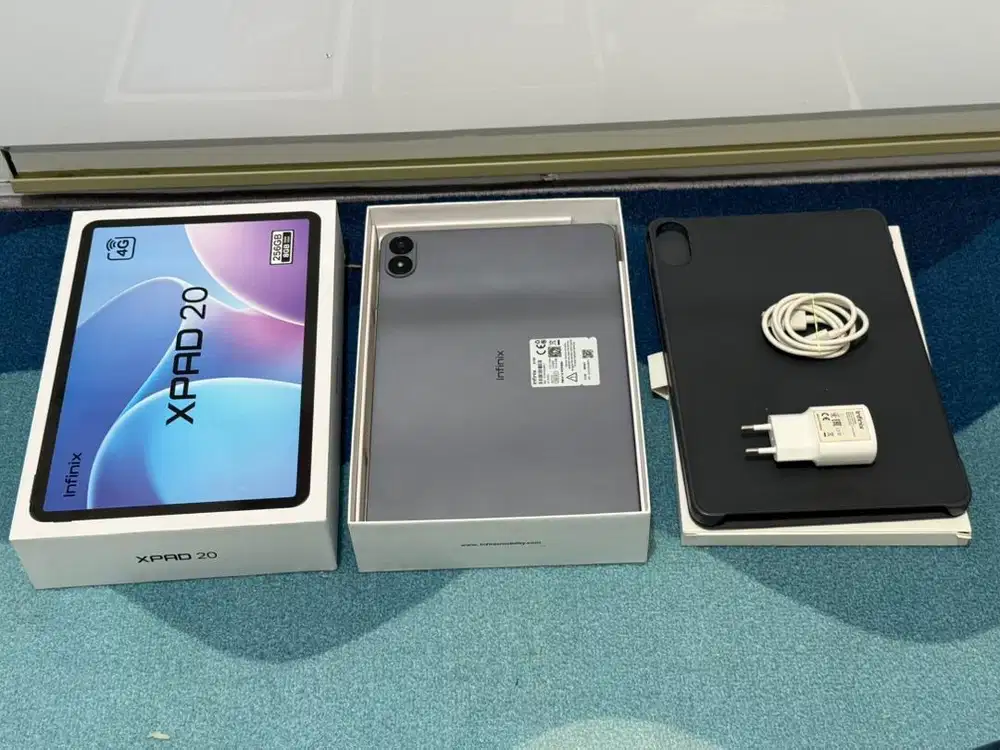Infinix xpad 20 8/256gb mulus 1000% like new fullset