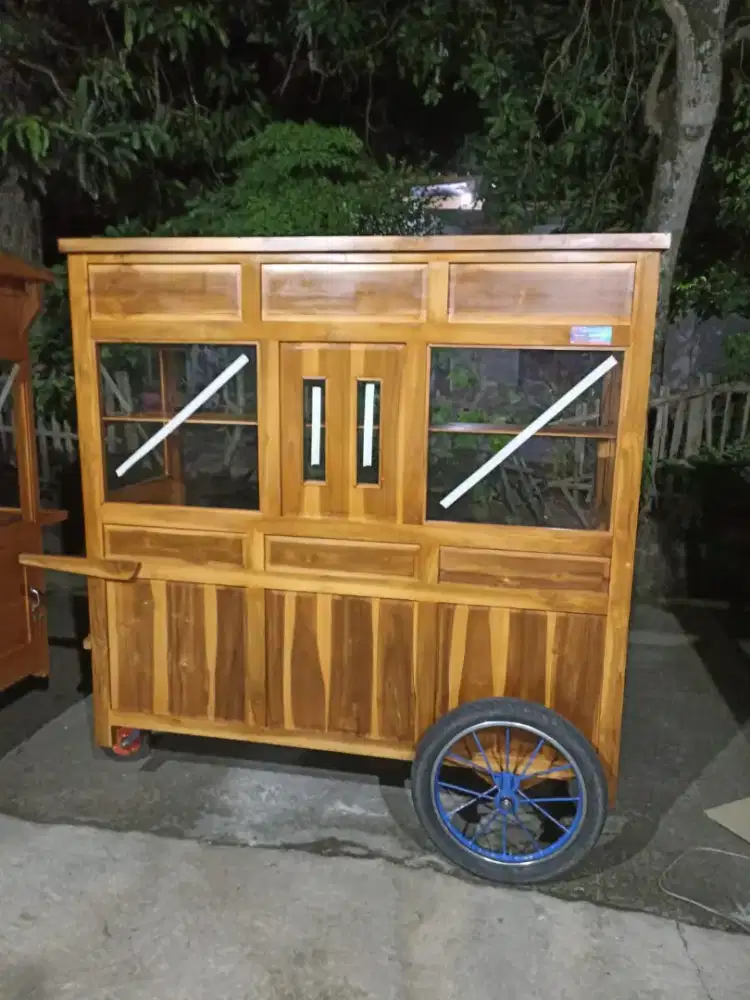 Gerobak Angkringan jg Melayani Pesanan Grobak Bakso Mie Bubur Sate dlL