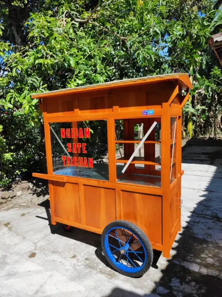 Gerobak Angkringan jg Melayani Pesanan Grobak Bakso Mie Bubur Sate dlL