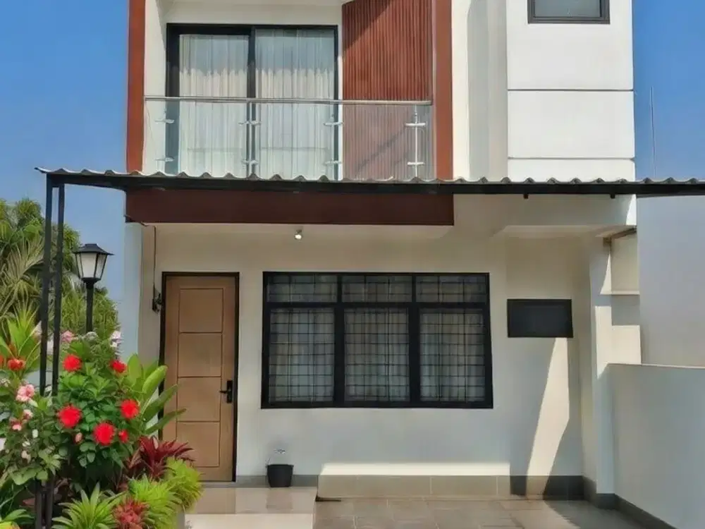 Perumahan Baru Eksklusif! Rumah 2 Lantai Scandinavian di Puri Nilam Kencana Bonus Canopy dan AC cukup DP 15 juta.