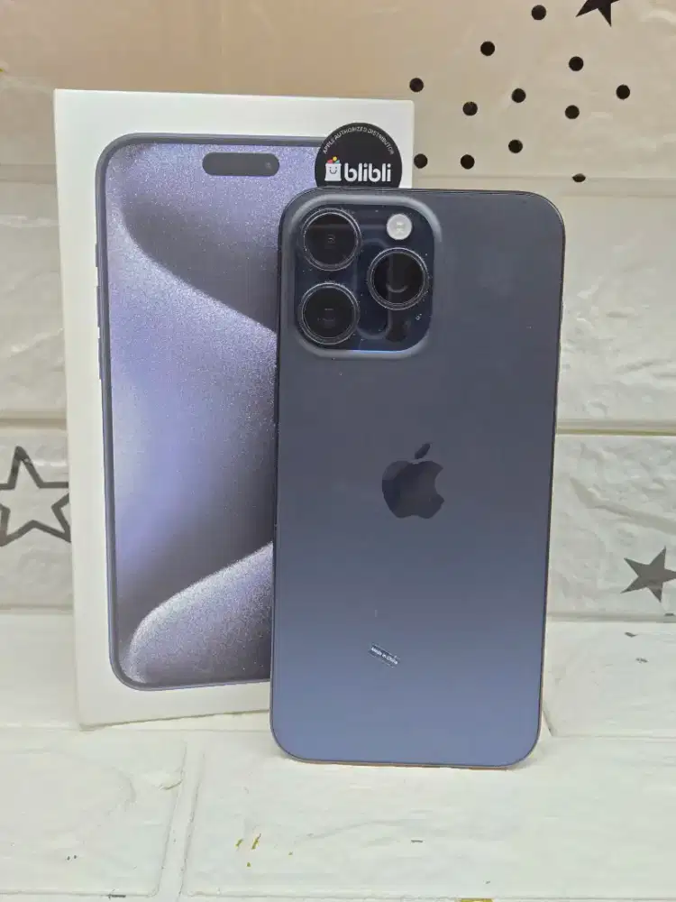 Iphone 15 pro max 256gb second resmi