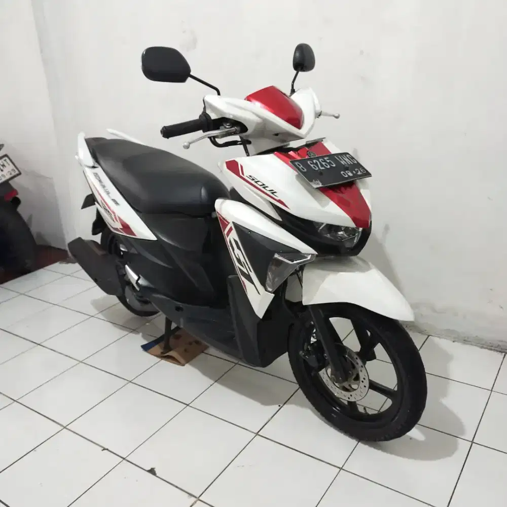 Yamaha Soul GT Blucore 2015 Orisinil Mesin Aluss Lengkap Bagus
